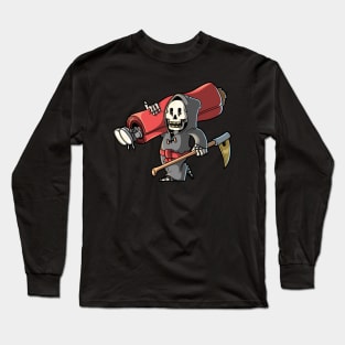 Reaper Holding Rug! Long Sleeve T-Shirt